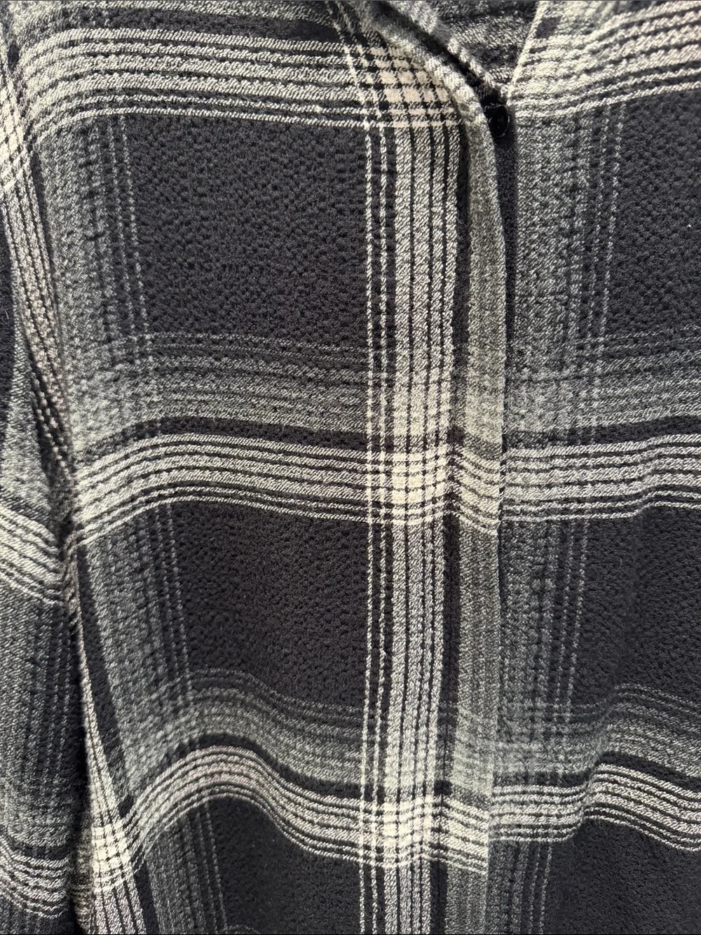 cloth & stone Black and White Plaid Button-Down Shirt - Picture 3 of 4
